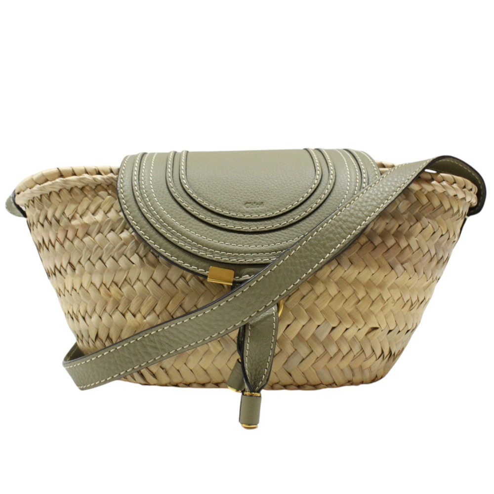 Chloe Marcie Shoulder Bag Basket Beige Khaki Brown Green Crossbody Spring